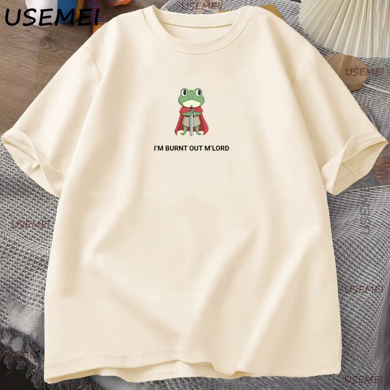 Burnt Out Knight Frog T-Shirt drôle DnD graphique