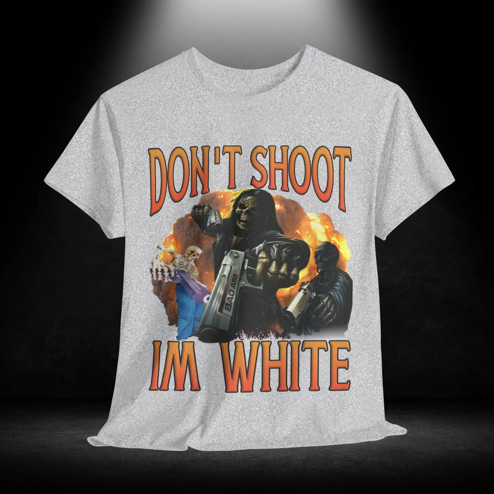 T-shirt unisexe en coton lourd