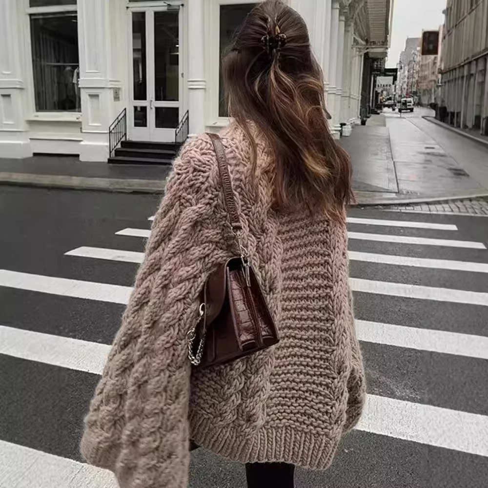 Pull à manches cloche pour femmes
