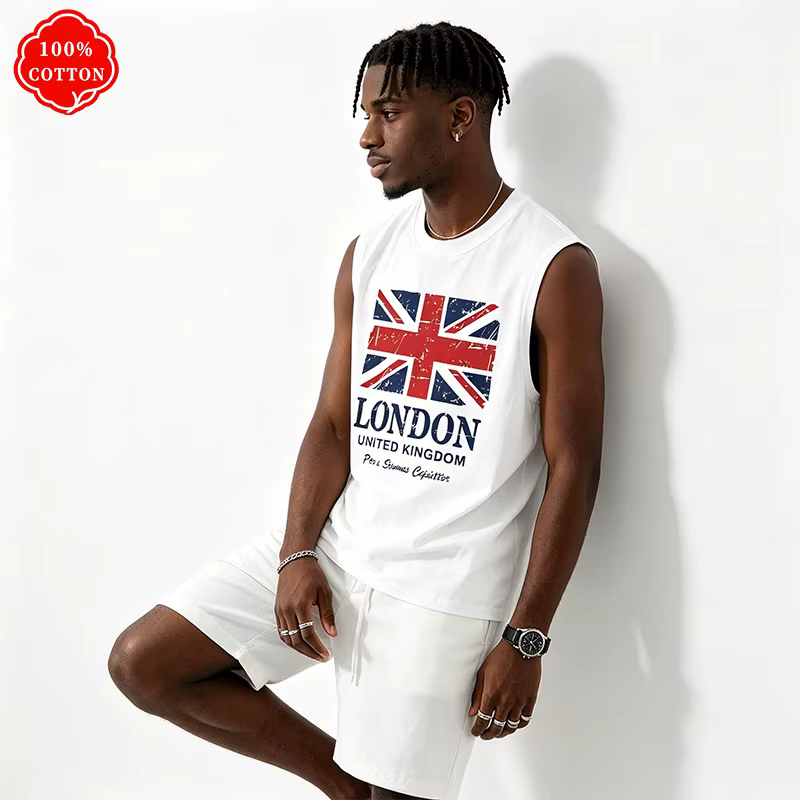 Débardeur pour homme 100% coton pour l'été