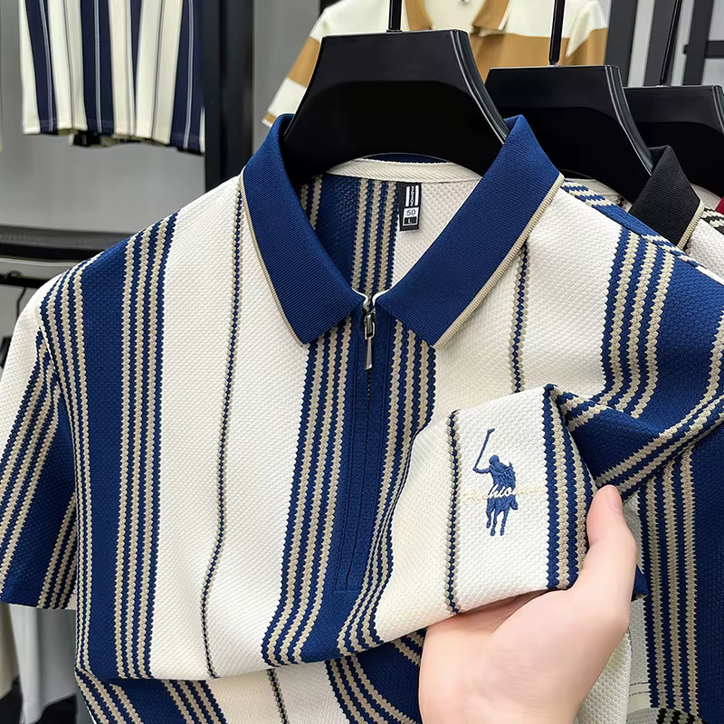 Polo à manches courtes avec col