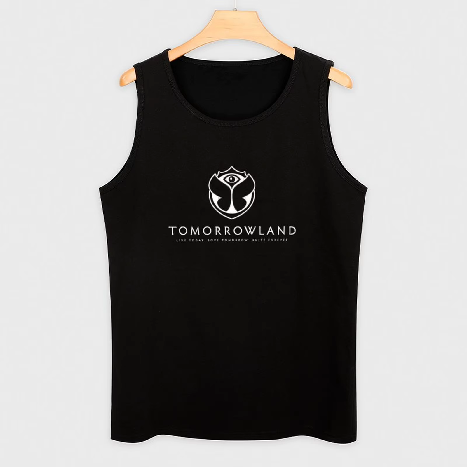 Tomorrowland-T-shirt de sport pour homme, haut en fibre précieux, festival