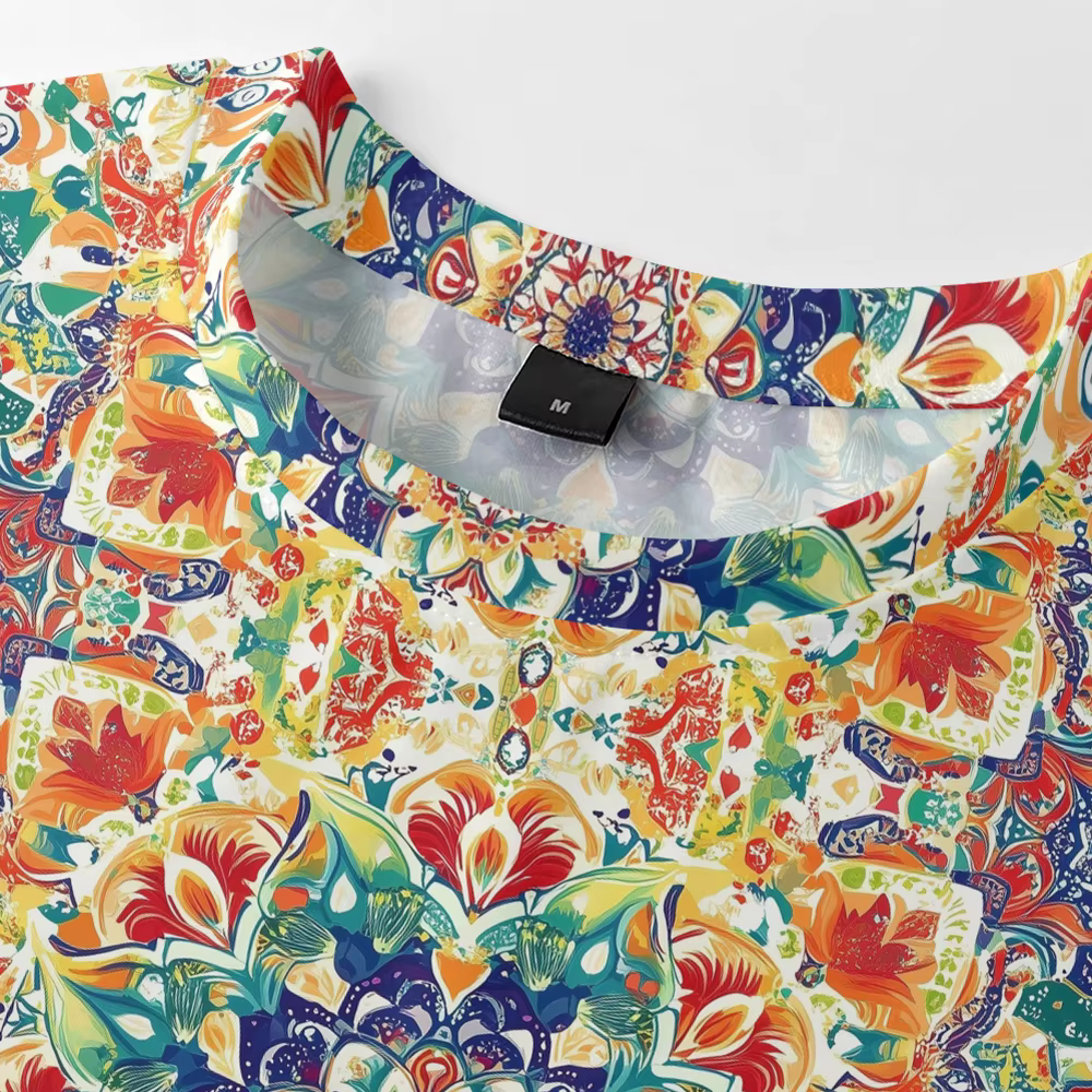 Débardeur géométrique Mandala cosmique pour hommes