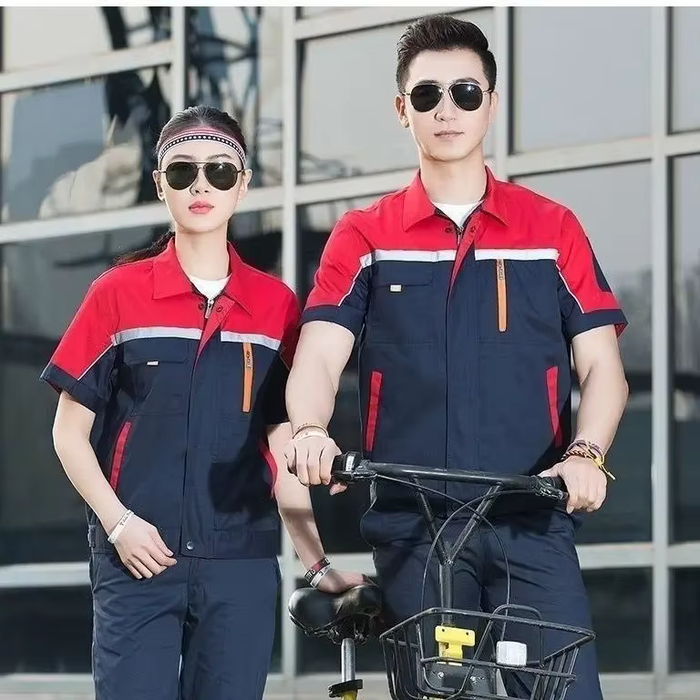 Uniforme de travail d'été à manches courtes pour hommes