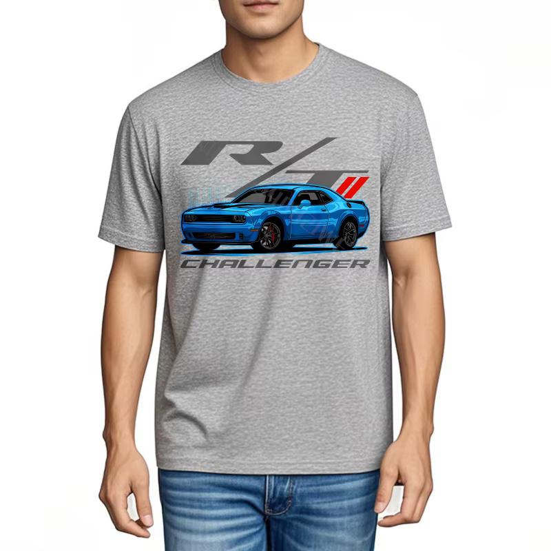 Hommes T-shirt coton col rond