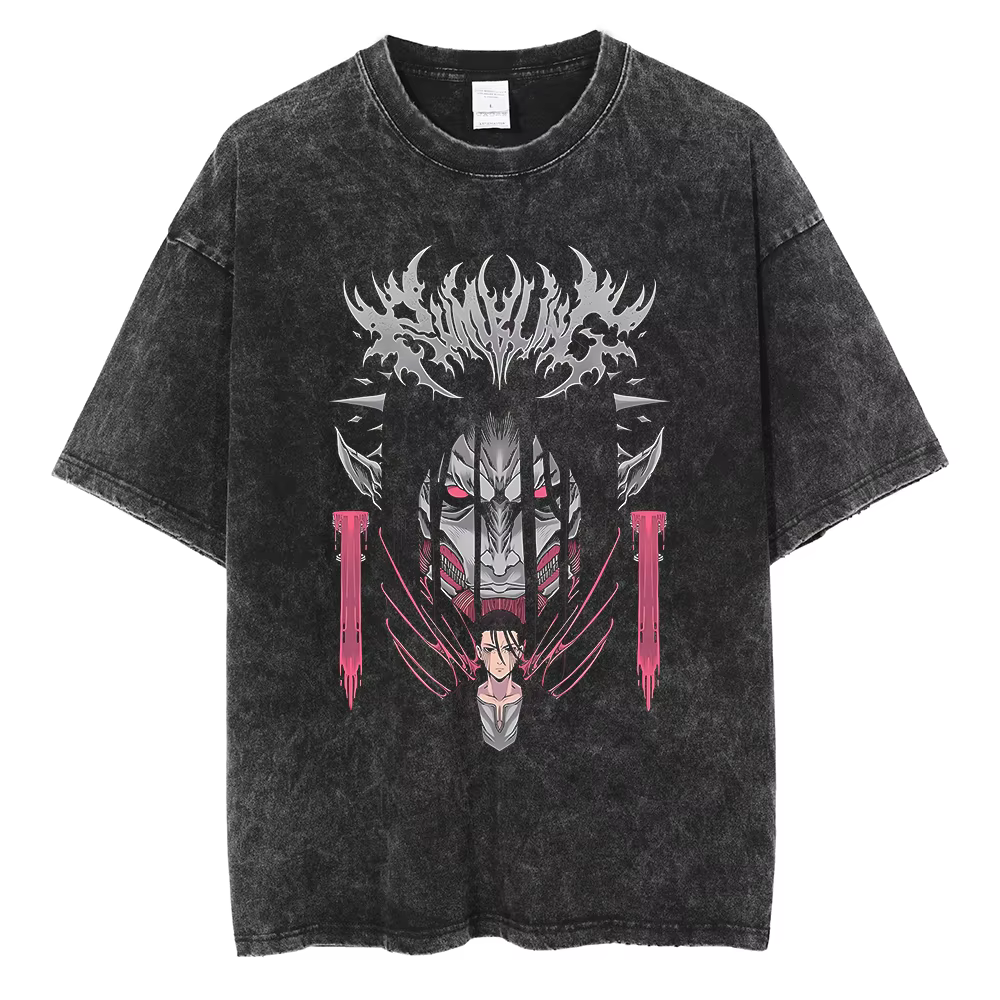 T-shirt imprimé Attack on Titan Eren Jaeger 2026 pour hommes et femmes