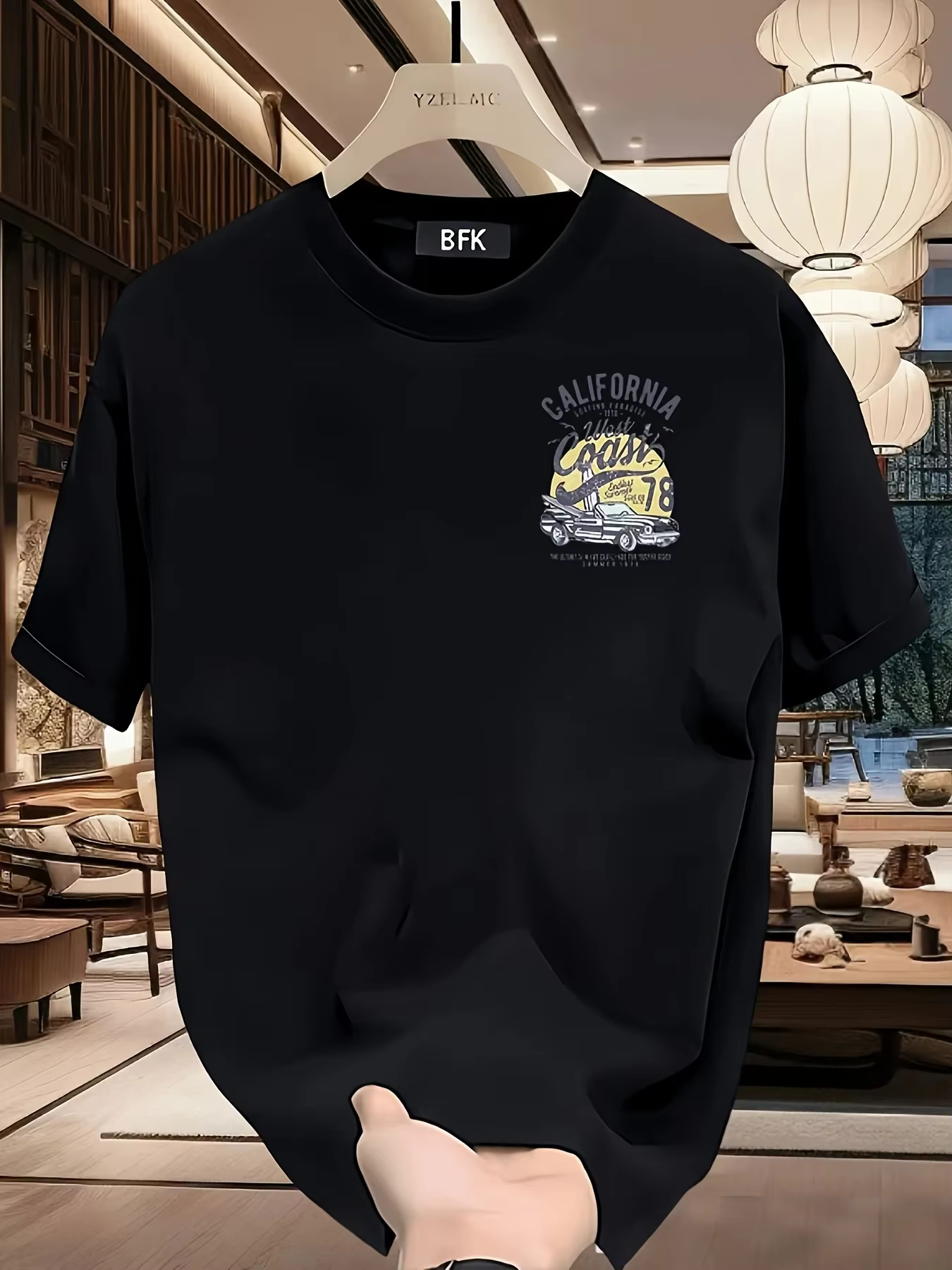T-shirt graphique élégant pour homme — 100 % coton pur | Polyvalent