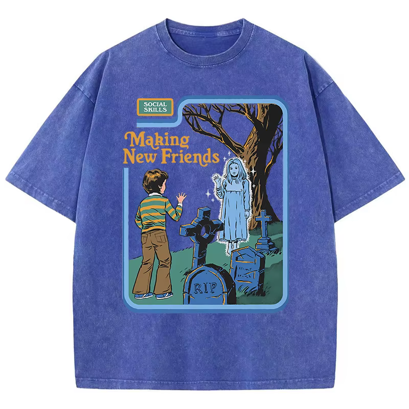 T-Shirt Décontracté et Respirant en Coton pour Homme et Femme