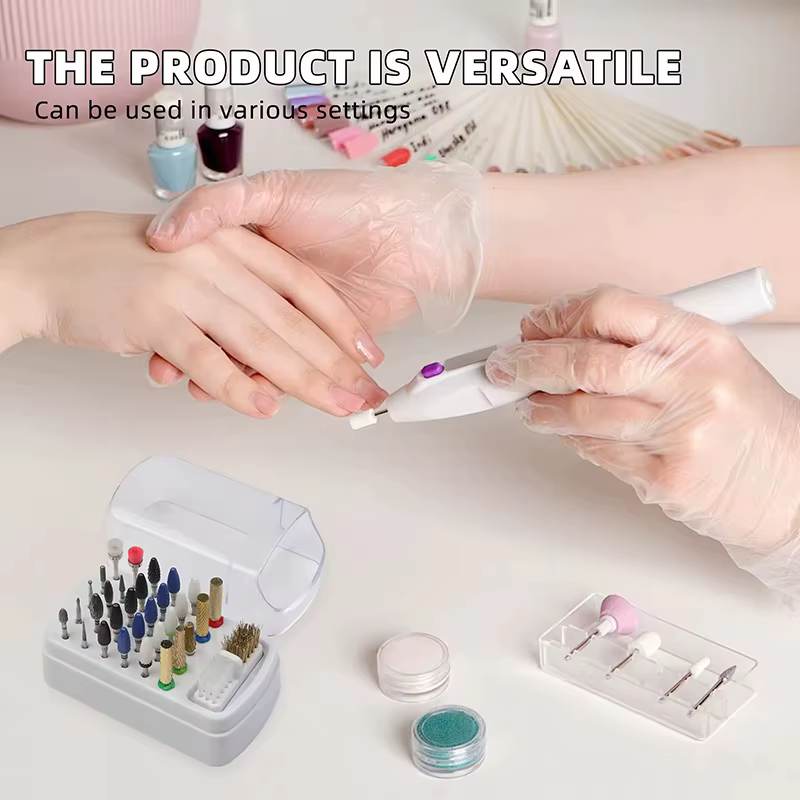 Boîte de rangement professionnelle pour perceuse à ongles