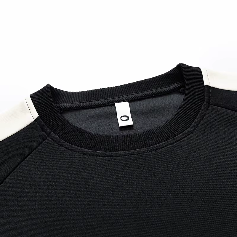 Sweat-shirt à capuche noir pour hommes