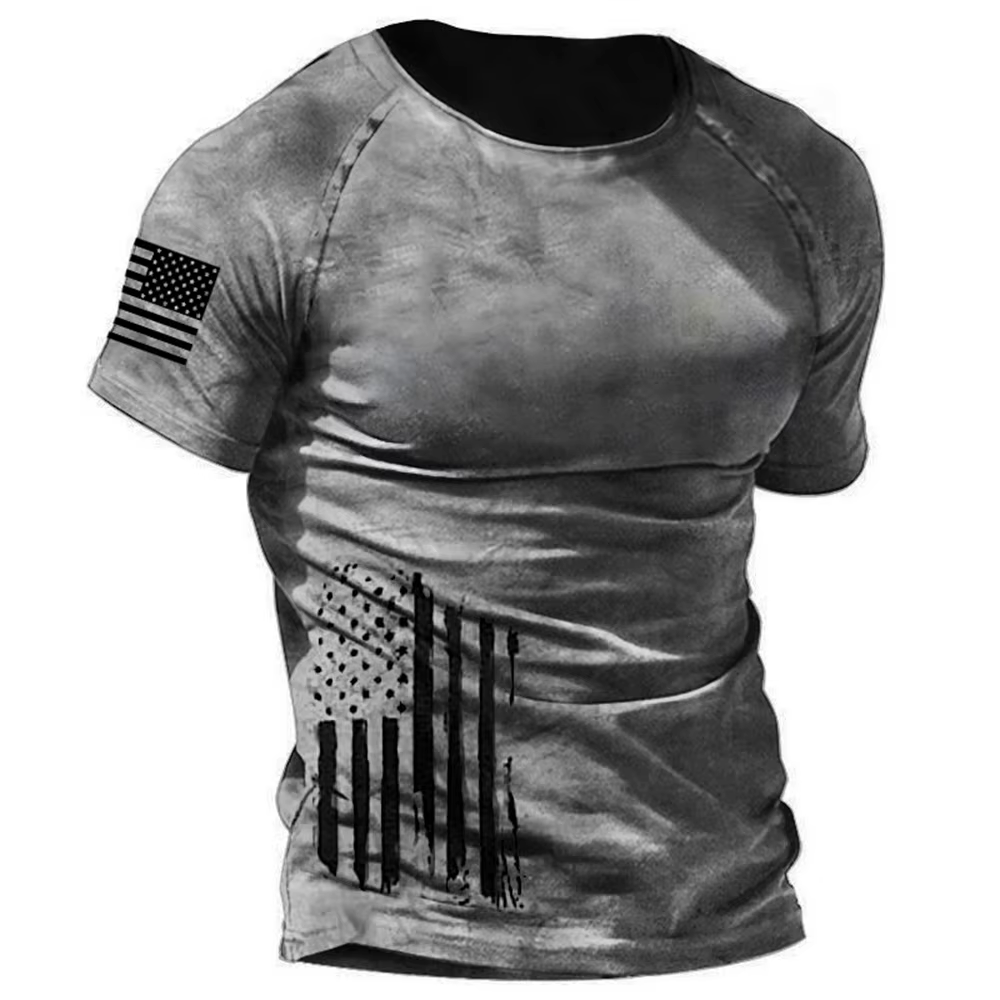 T-shirt de course de moto rétro pour hommes