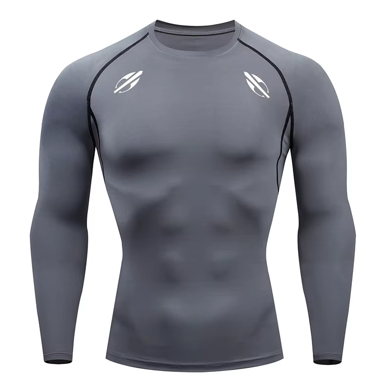 Chemises de compression solides pour hommes