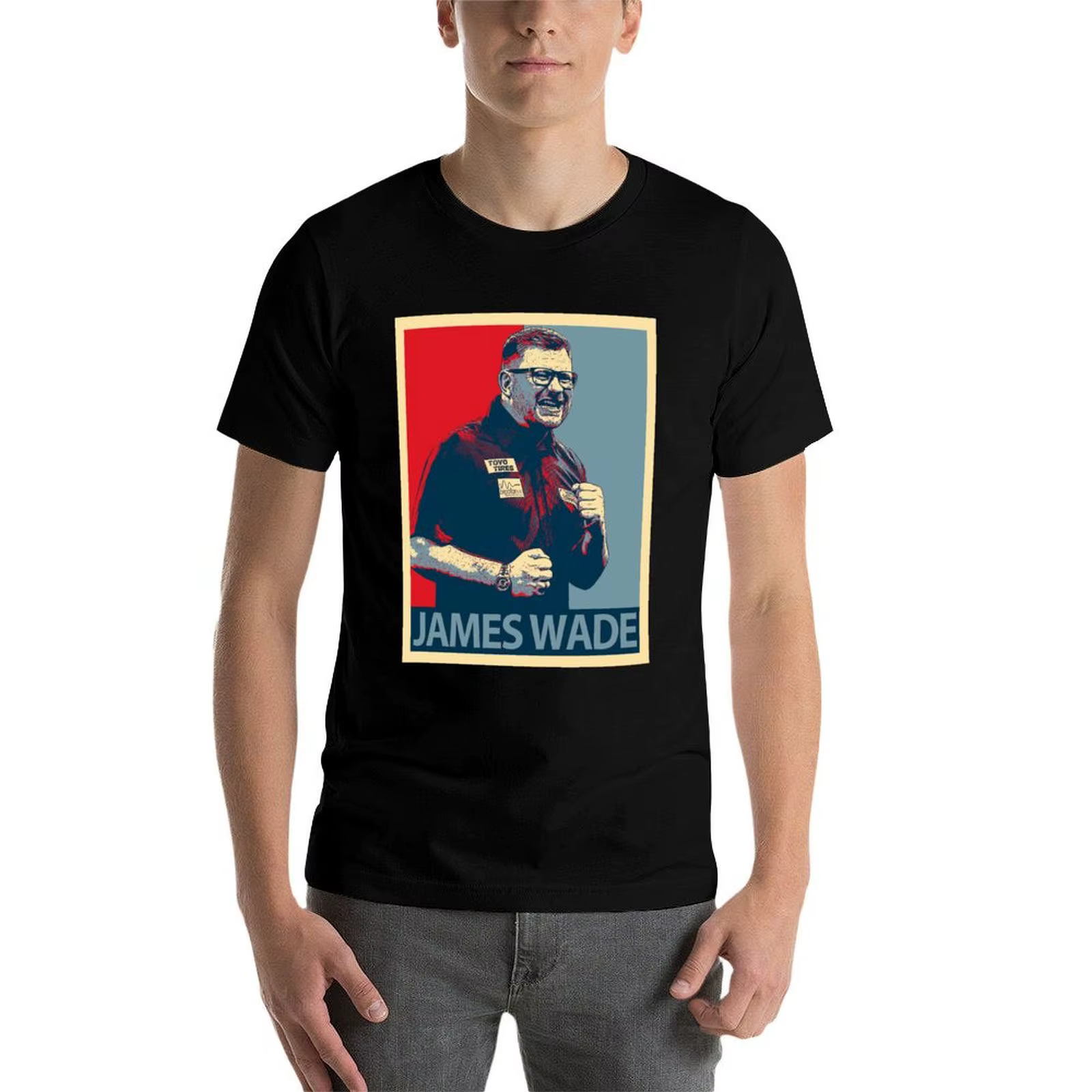 T-shirt James Wade, t-shirts en coton 100% pour homme