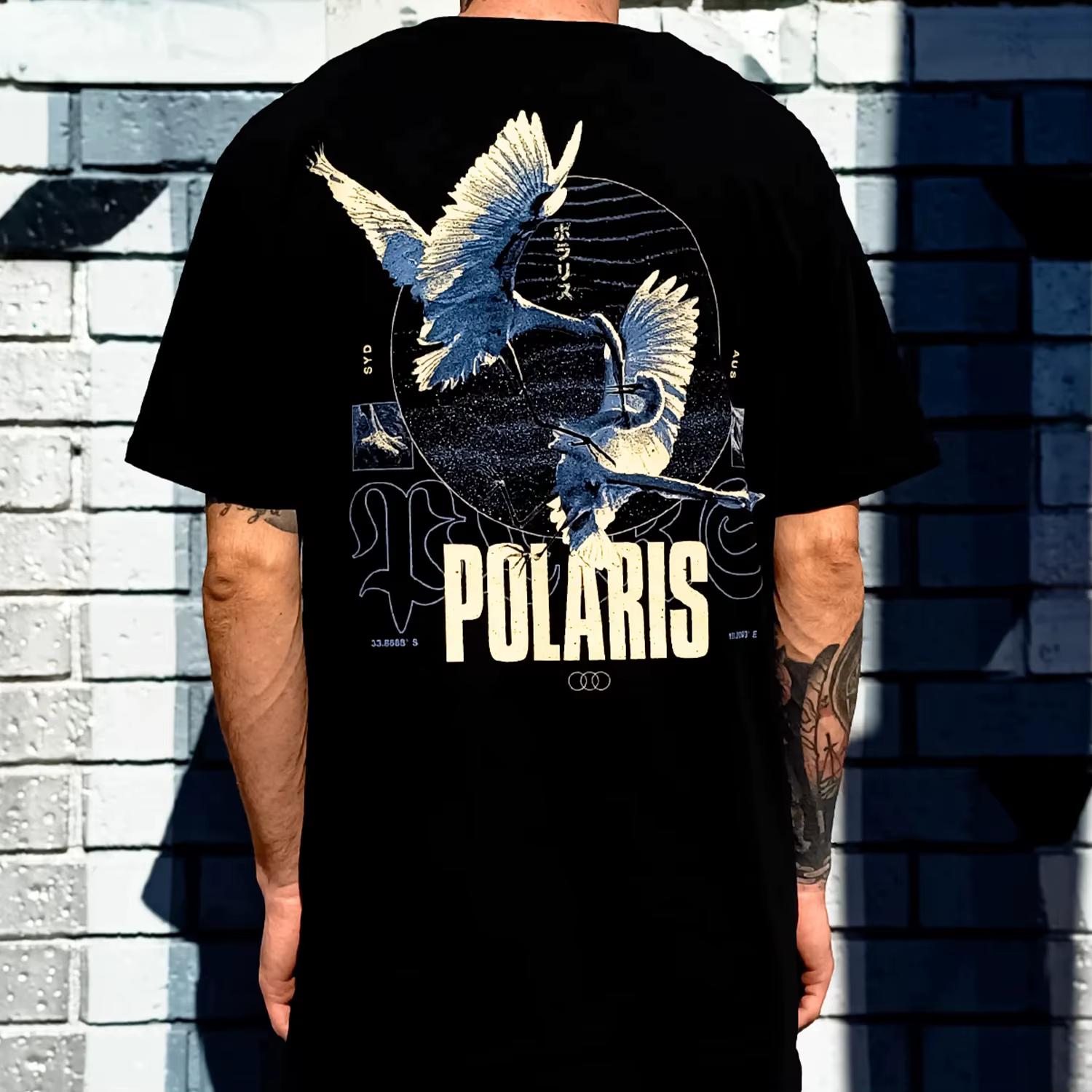 ‌ Polaris Band Graphic T-shirt en coton pour hommes et femmes