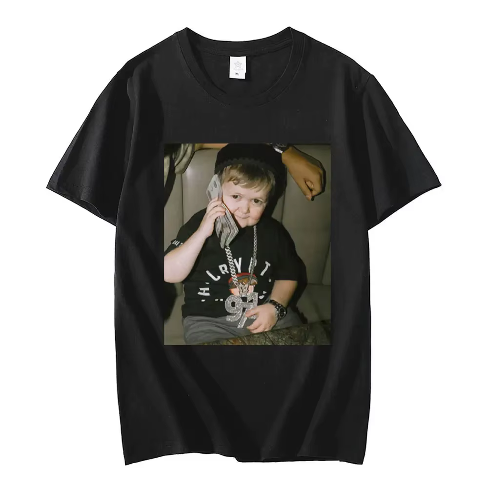Hasbulla combat T-shirt Mini Khabib blogueur graphique T-shirts hommes femmes haute qualité surdimensionné