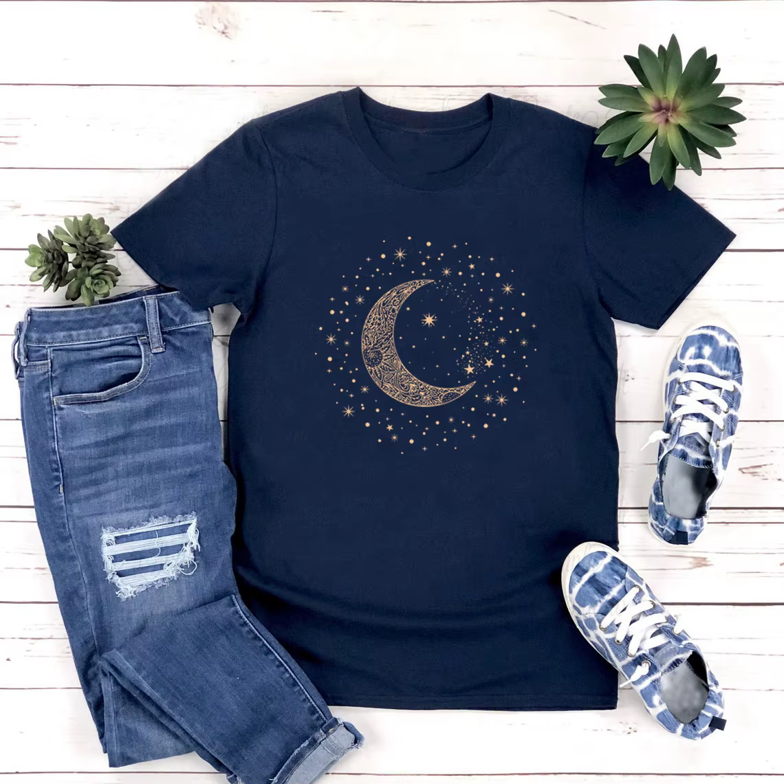 T-shirt Mystique Phases de Lune