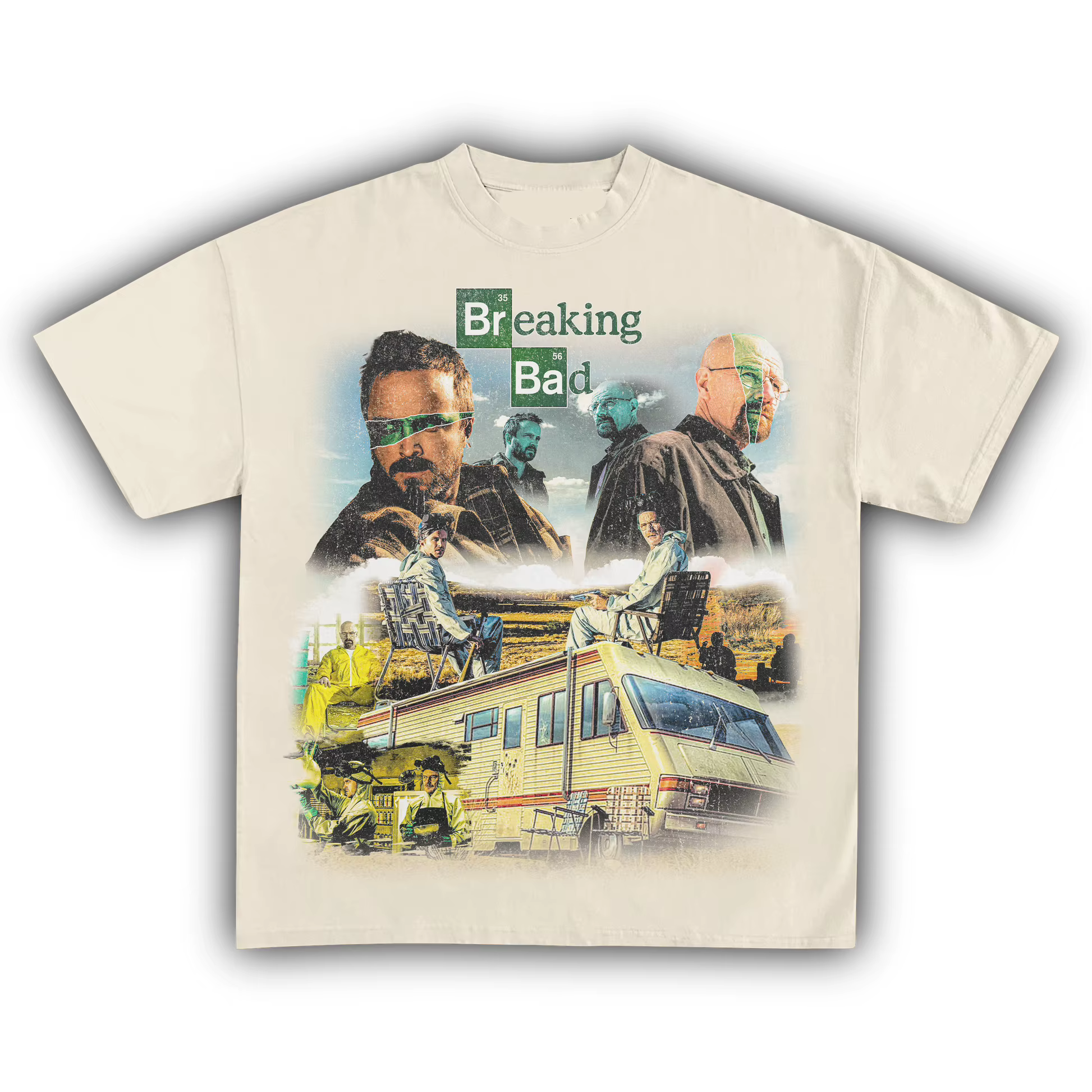 T-shirt rétro Breaking Bad Walter White Jesse Pinkman pour hommes et femmes