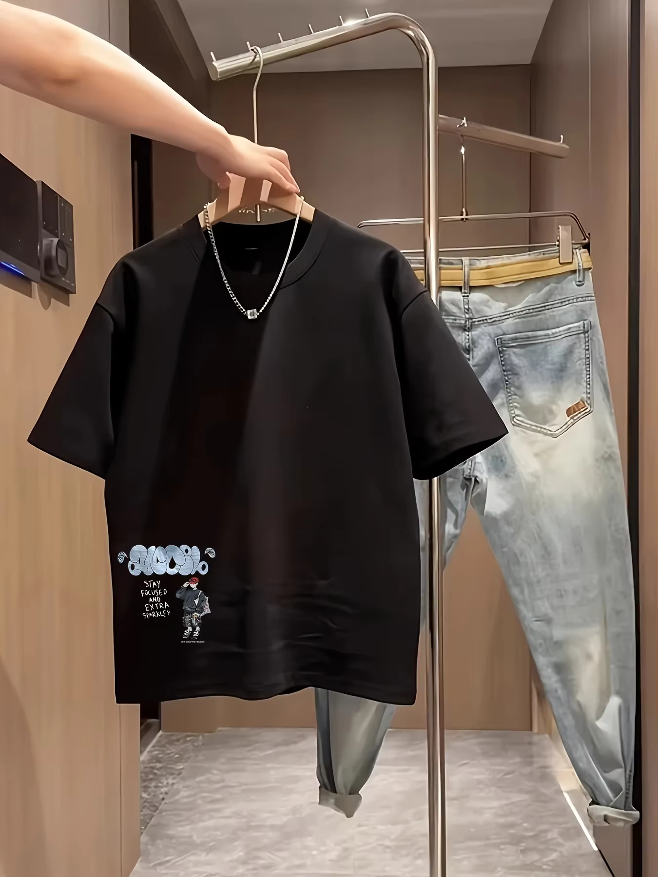 T-shirt oversize pour homme