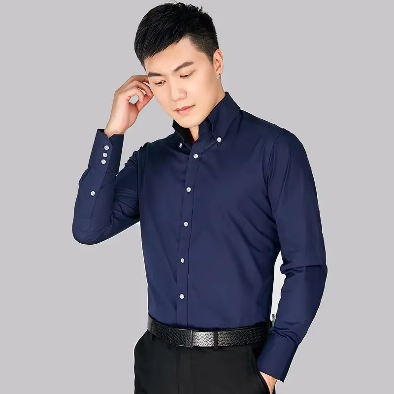 Chemise blanche classique pour hommes pour les occasions formelles ou décontractées