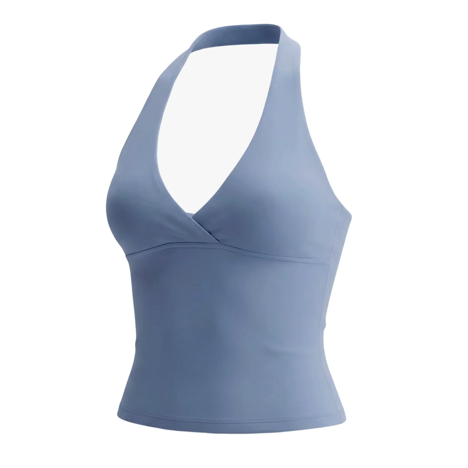 NCLAGEN origine haut à licou vêtements de sport profond-v 2 en 1 femmes gilet de Yoga dos ouvert entraînement Fitness