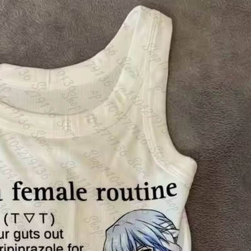 Débardeurs et hauts imprimés pour femme
