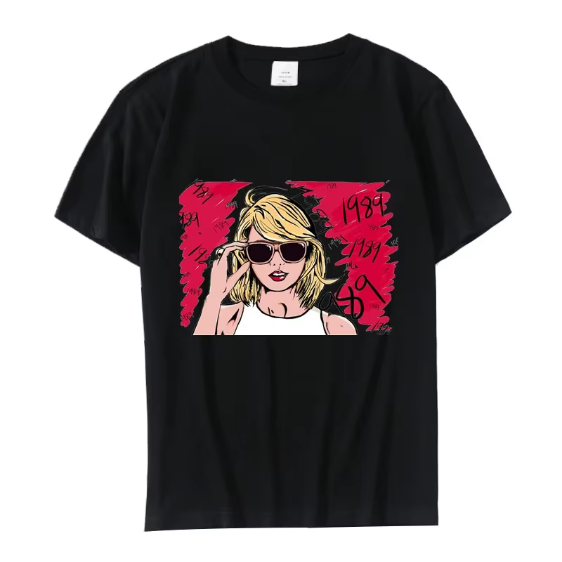 T-Shirt femme 1989 femmes vêtements coton été mode lettre imprimer hauts t-shirts Swift Fans périphérique