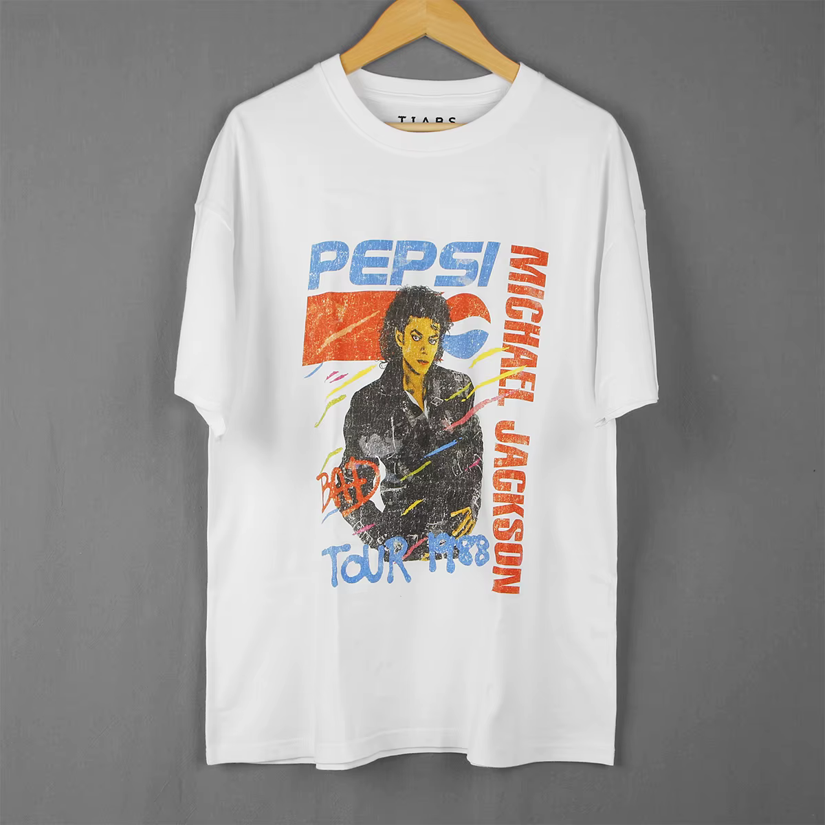 T-shirt Michael Jackson Bad au design rétro