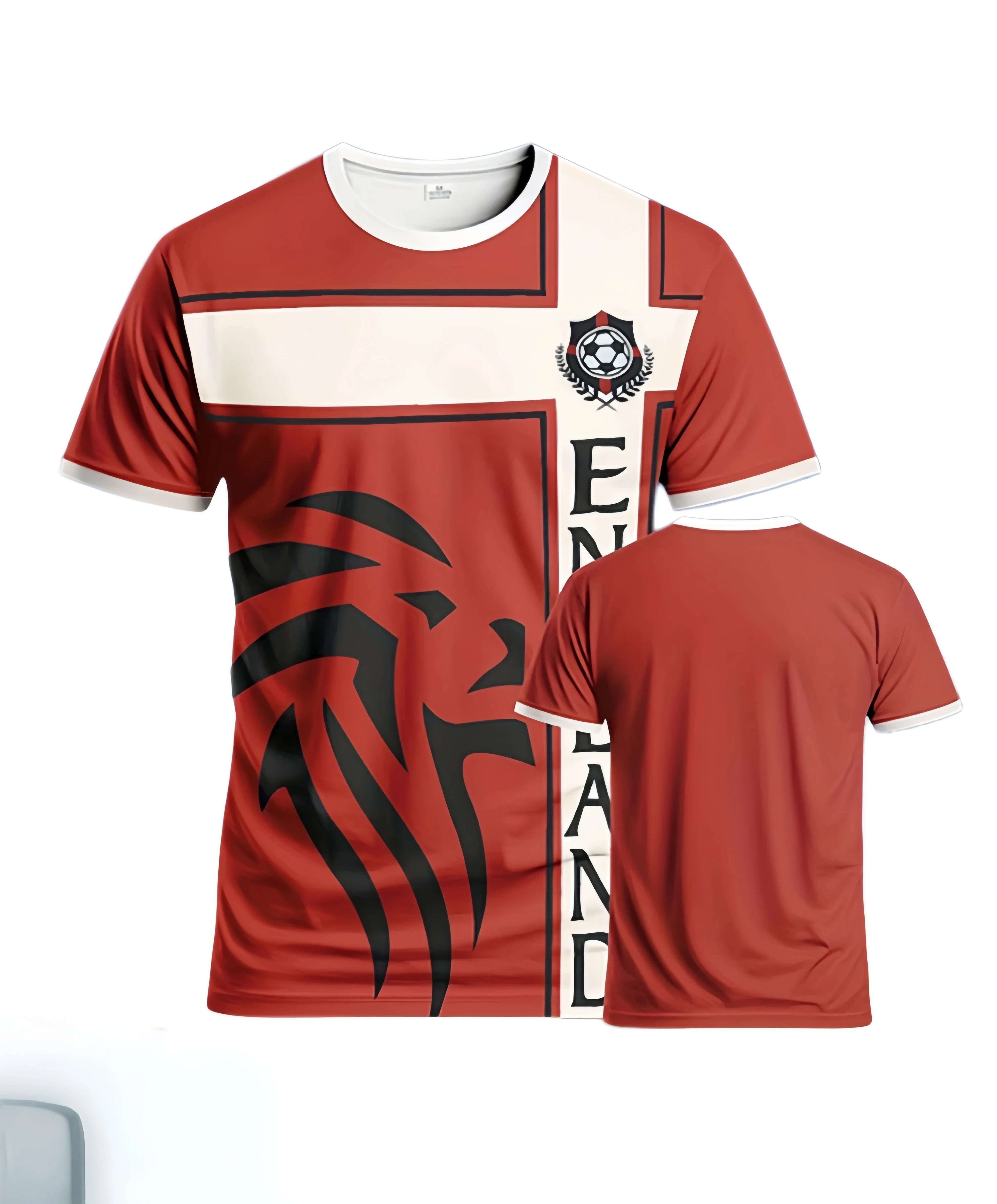 T-shirt de football anglais pour hommes