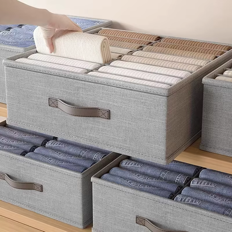 Organisateur de rangement pour vêtements, pulls, t-shirts, pantalons épais, sous-vêtements, chaussettes, pour la maison