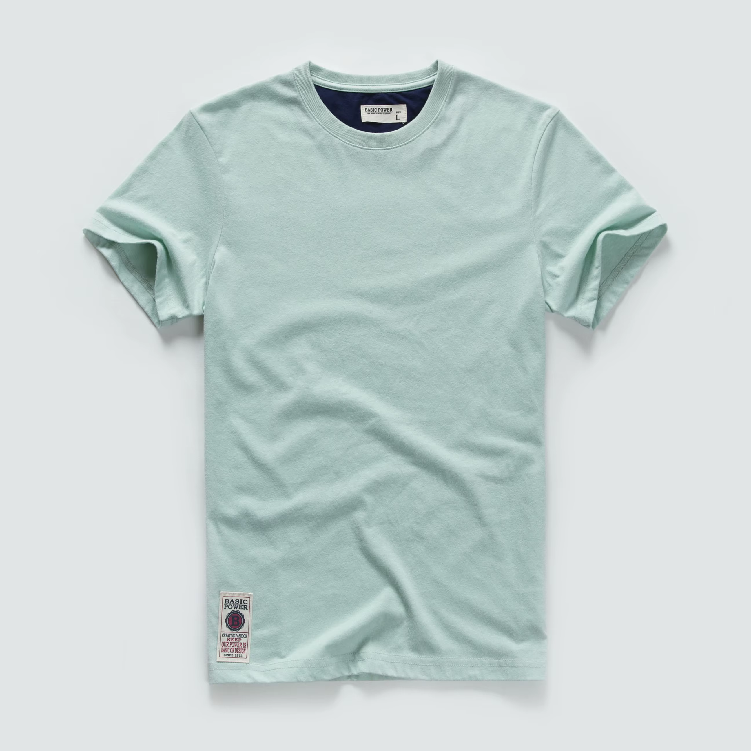 T-shirt homme coton couleur unie