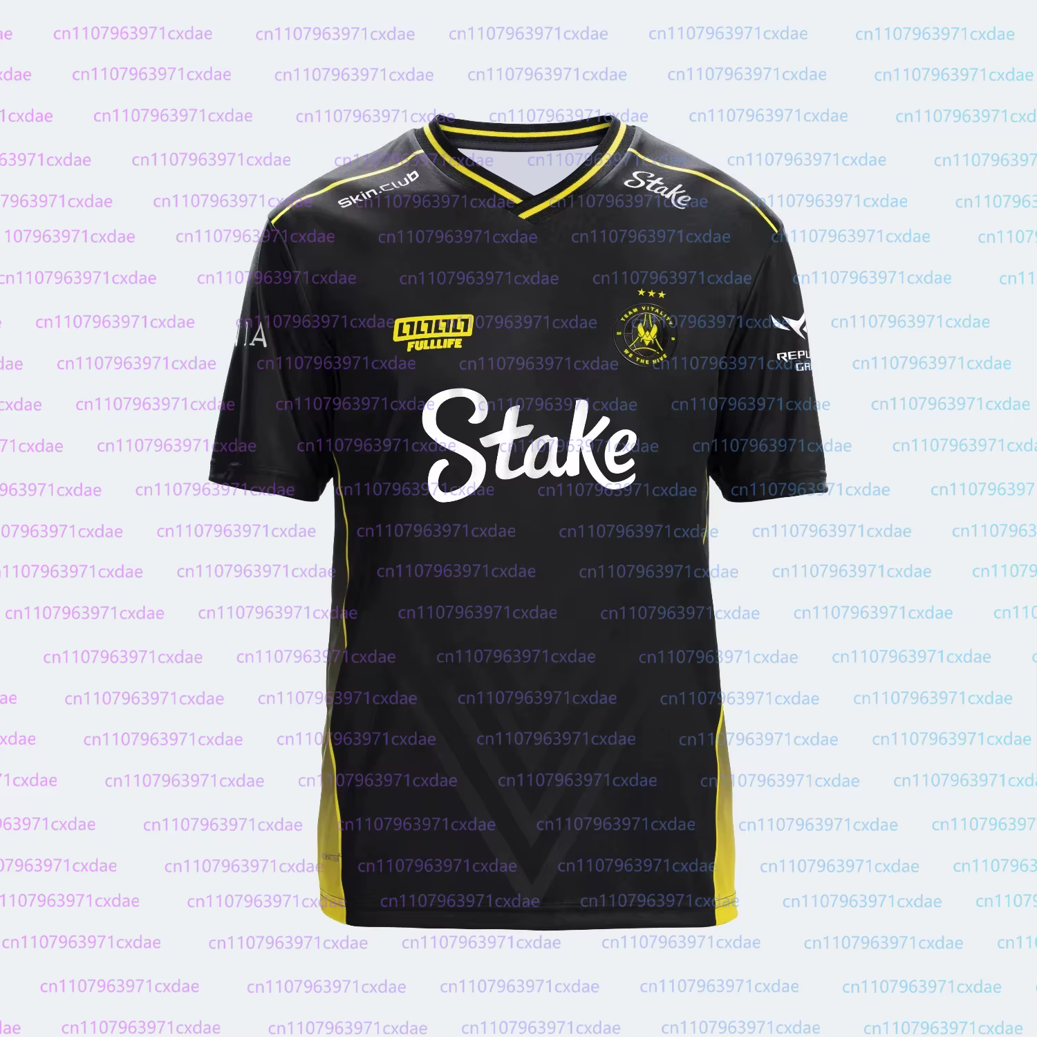 Maillot de sport LEC 2026 Printemps Vitality pour hommes – Tenue de club d'e-sport LOL – T-shirts de jeu