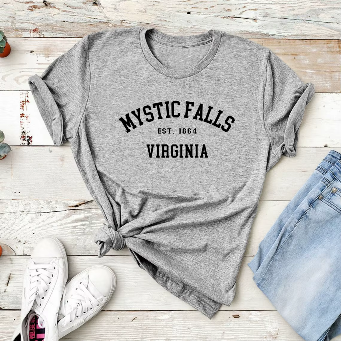 2025 mystique chutes Virginia Est.1864 T-Shirt Salvatore
