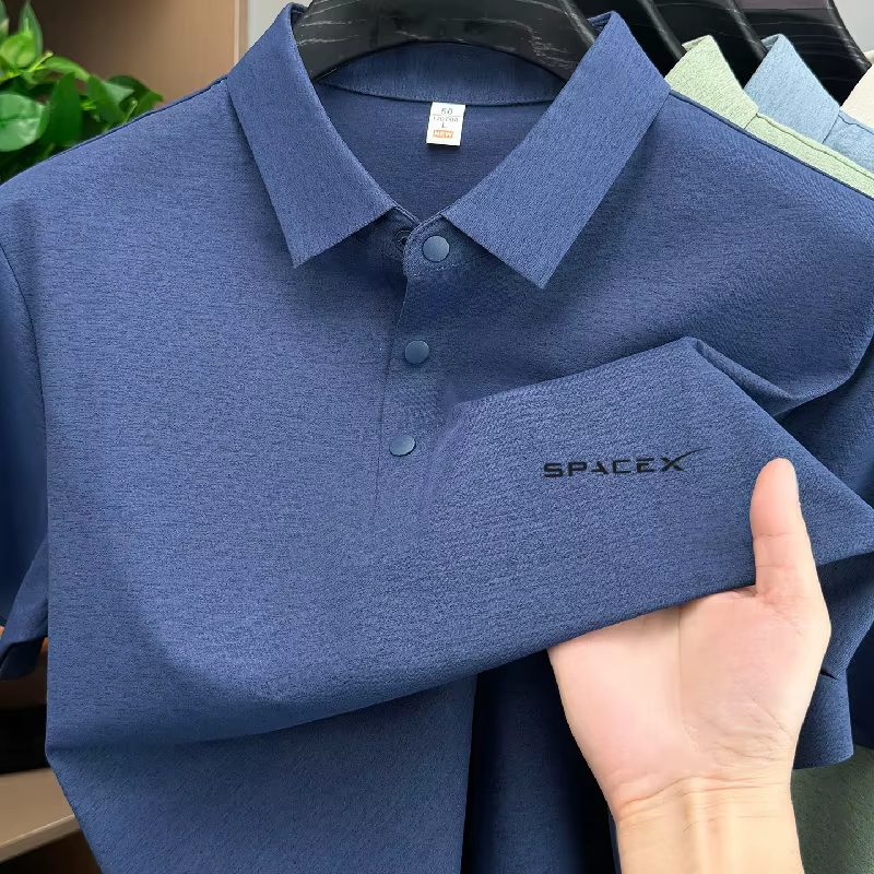 Polo de marque haut de gamme avec lettres classiques