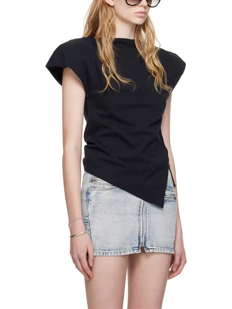 T-Shirt à manches volantes pour femmes