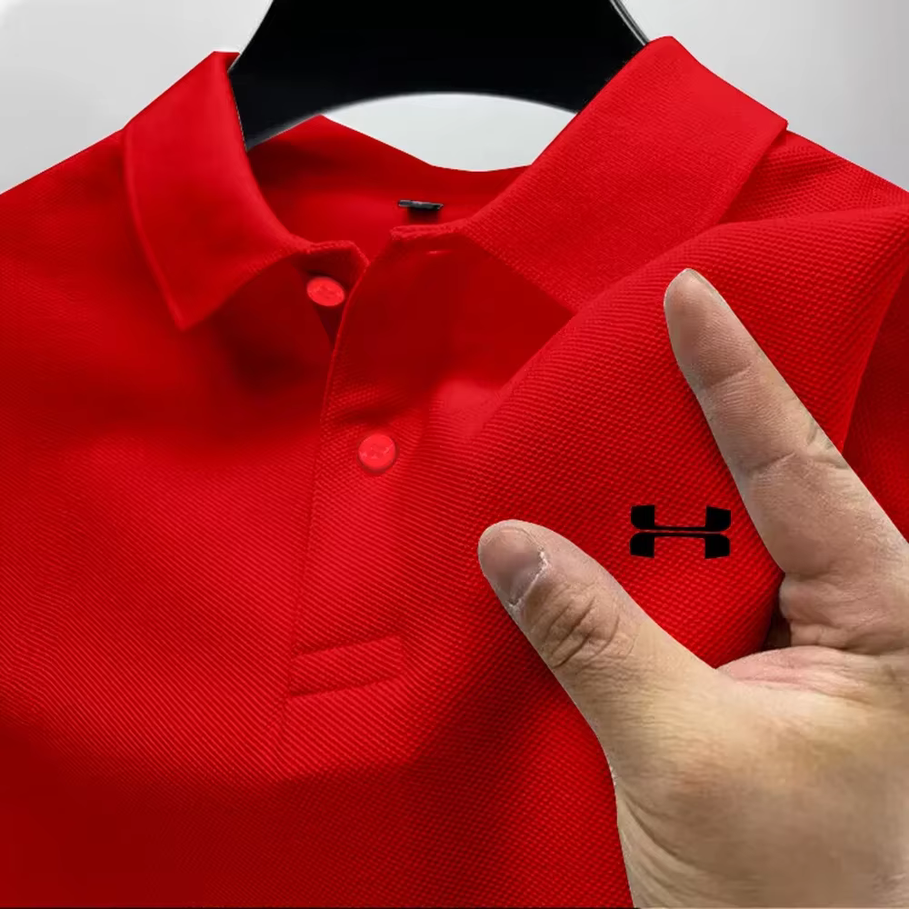 Polo de golf imprimé haut de gamme pour homme