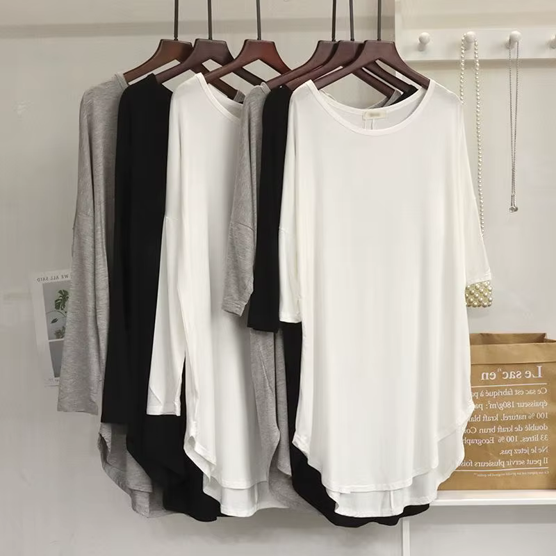 T-shirt modal à manches courtes pour femme