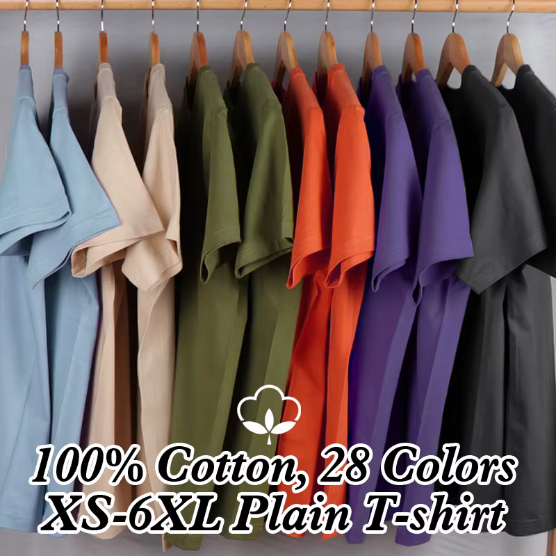 100 USA coton t-shirt hommes