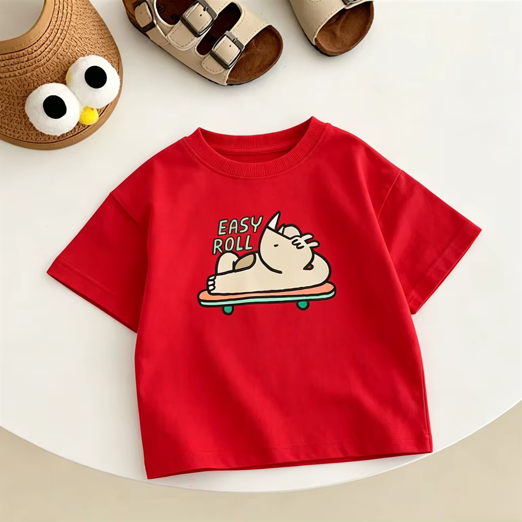 T-shirt pour enfants, vêtements décontractés à la mode