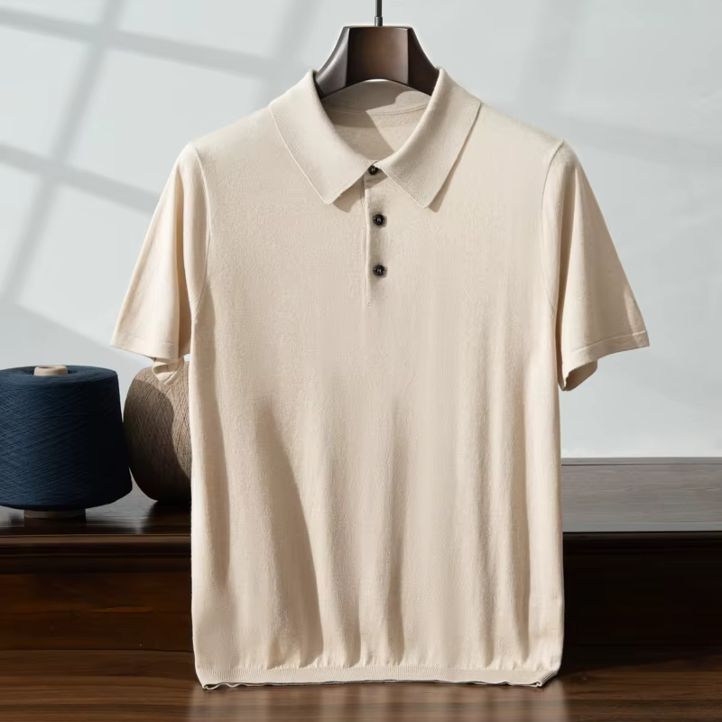 Polo à manches courtes Mulberry pour hommes