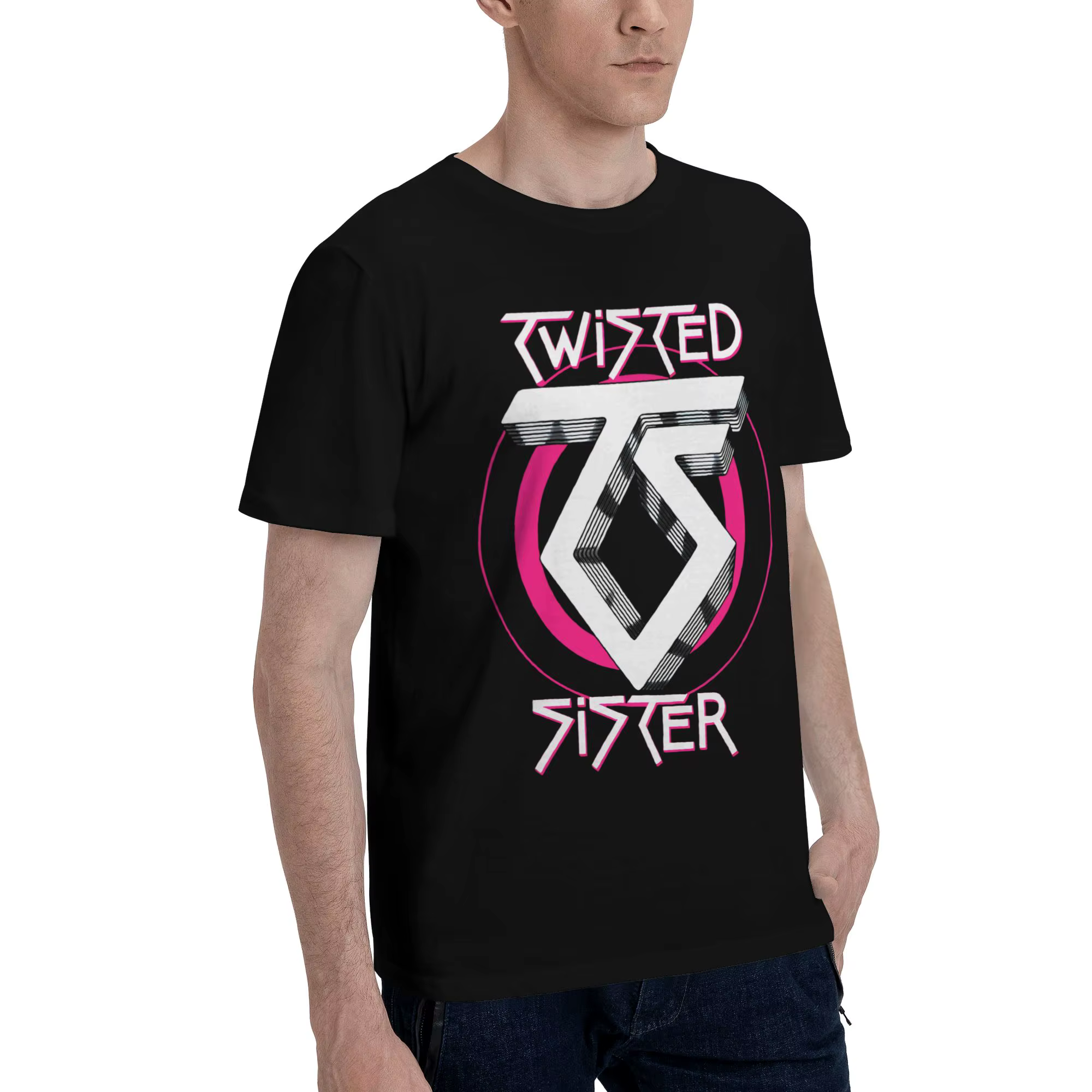T-shirt de groupe de musique Summer Twisted Sisters pour hommes et femmes