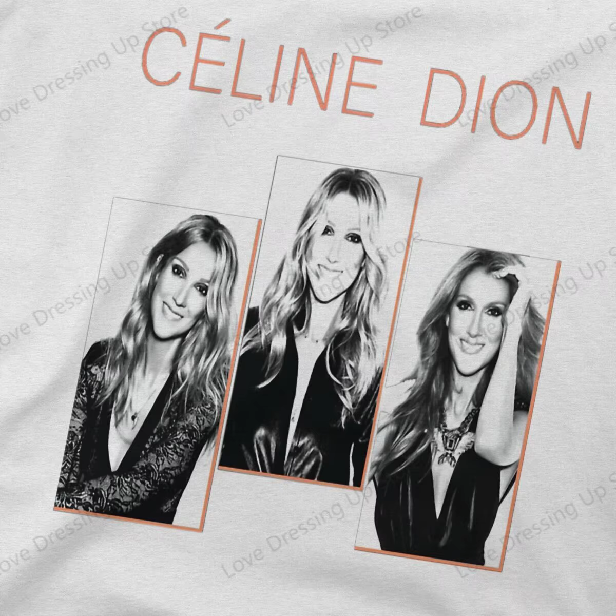 Céline dion métal drôle grand coton imprimé hommes t-shirt à manches courtes t-shirts Titanic film hauts Hipster