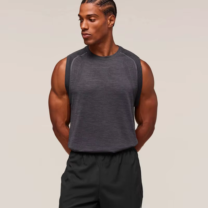 Débardeur Homme Slim Fit Sans Coutures Séchage Rapide Été Sans Manches Entraînement Course Fitness Nouveauté 2026
