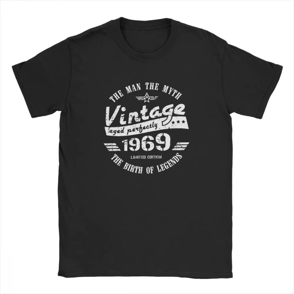 T-Shirt Mâle Vintage 1969 50th Cadeau De Noël