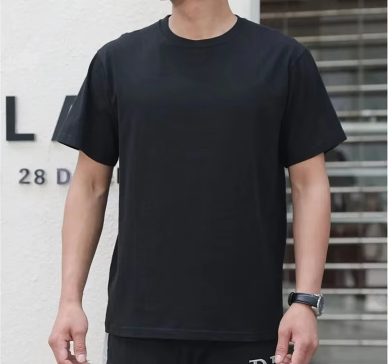 T-shirts pour hommes 2025 – Nouveauté été – T-shirt oversize en coton décontracté de haute qualité à manches courtes –
