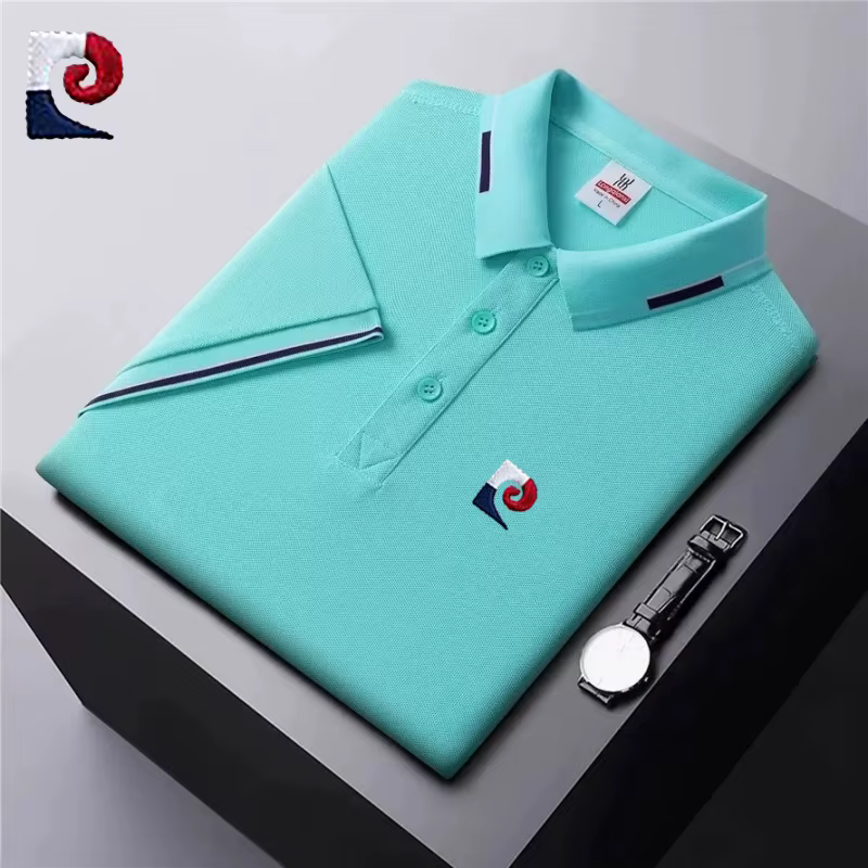 Nouveau polo à manches courtes de haute qualité pour hommes