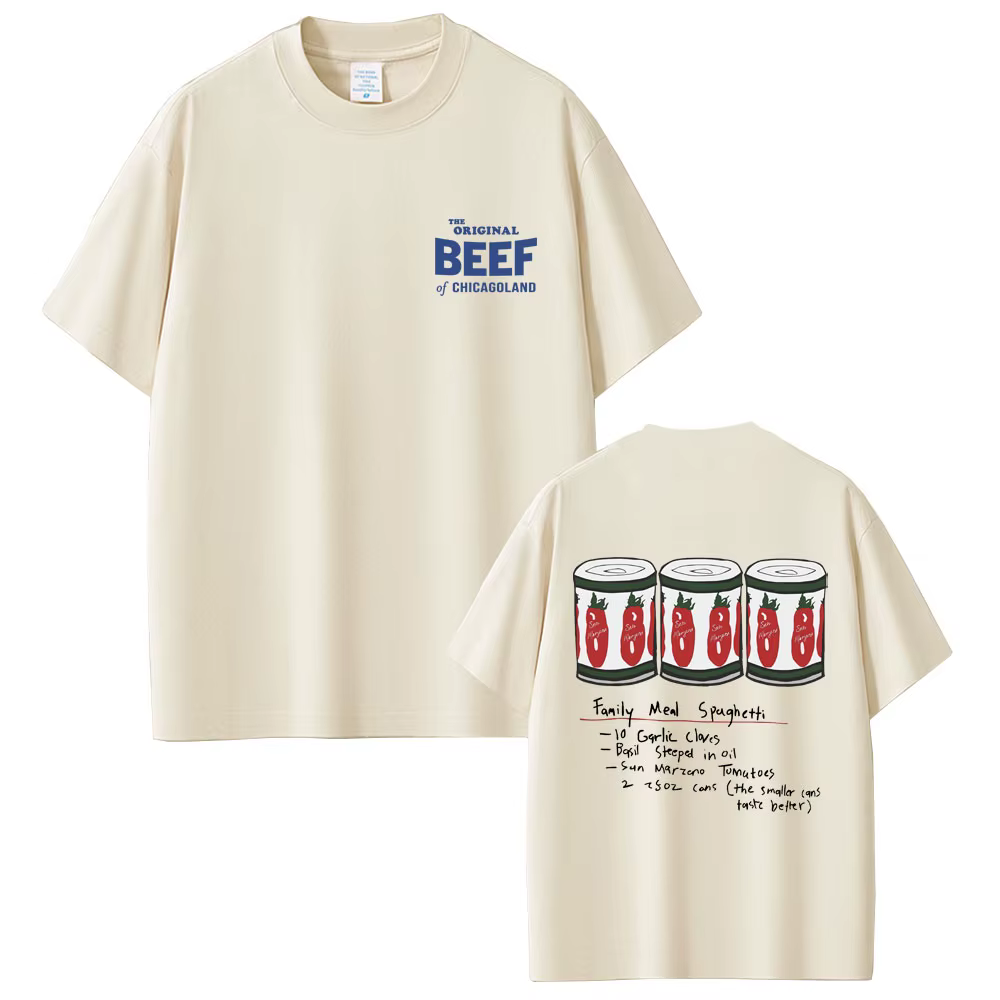L'ours émission de télévision T-shirts l'origine boeuf de Chicagoland drôle Meme t-shirt été hommes femmes décontracté