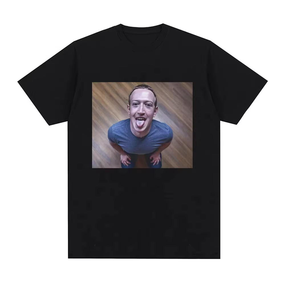 T-shirt humoristique « Brainrot Meme » Mark Zuckerberg Good Boy Joke – Vêtements décontractés pour hommes et femmes