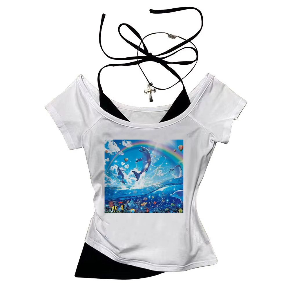 T-shirt Frutiger Aero pour femme