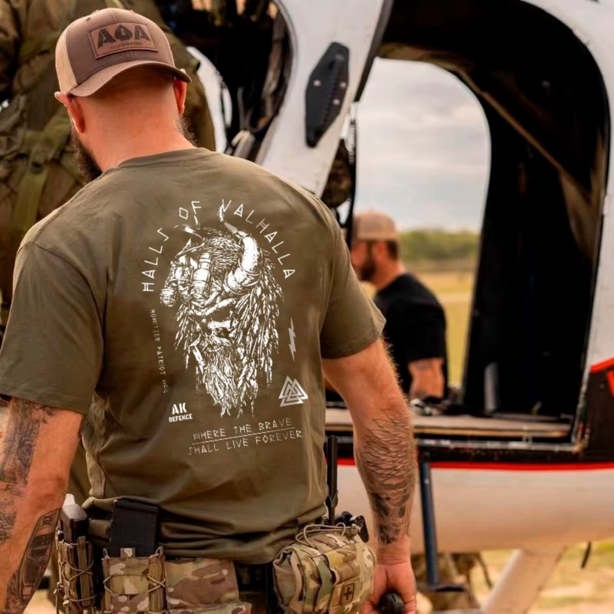T-shirt col rond pour hommes