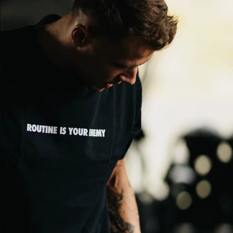 T-shirt Unbroken Hybrid Athlete Fitness Training Gym Leisure pour hommes et femmes